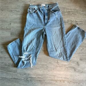 Abercrombie & Fitch The '90s Straight Ultra High Rise